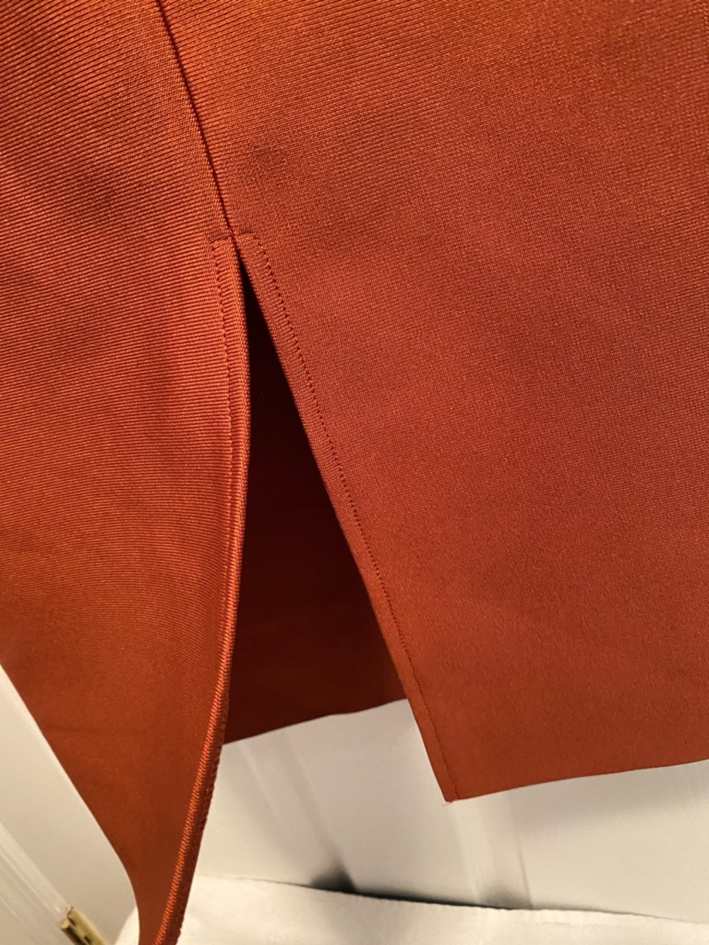 Baosuu One-Shoulder Ruffle Midi Dress in Rust…size M - Picture 3 of 7